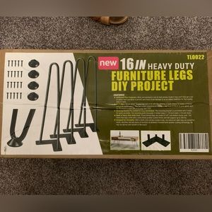 DIY Coffee Table Legs - Heavy Duty - Slab wood